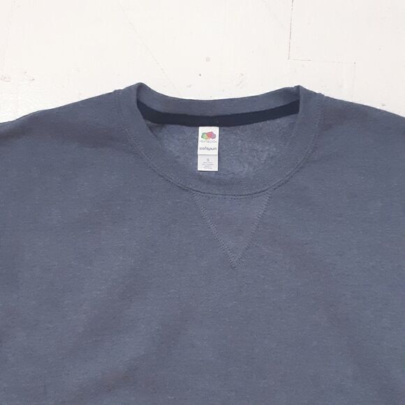 Fruit of the Loom Sofspun Gray Sweatshirt - Picture 5 of 8